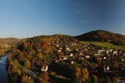 Panoramatický výhled z vyhlídky Zahrádka, autor: Jan Čermák