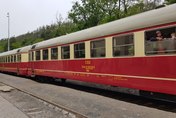 Příjezd historickým vlakem KŽC do Nižboru, autor: Jan Čermák