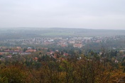 Výhled na Mníšek pod Brdy od barokního areálu Skalka, autor: Jan Čermák